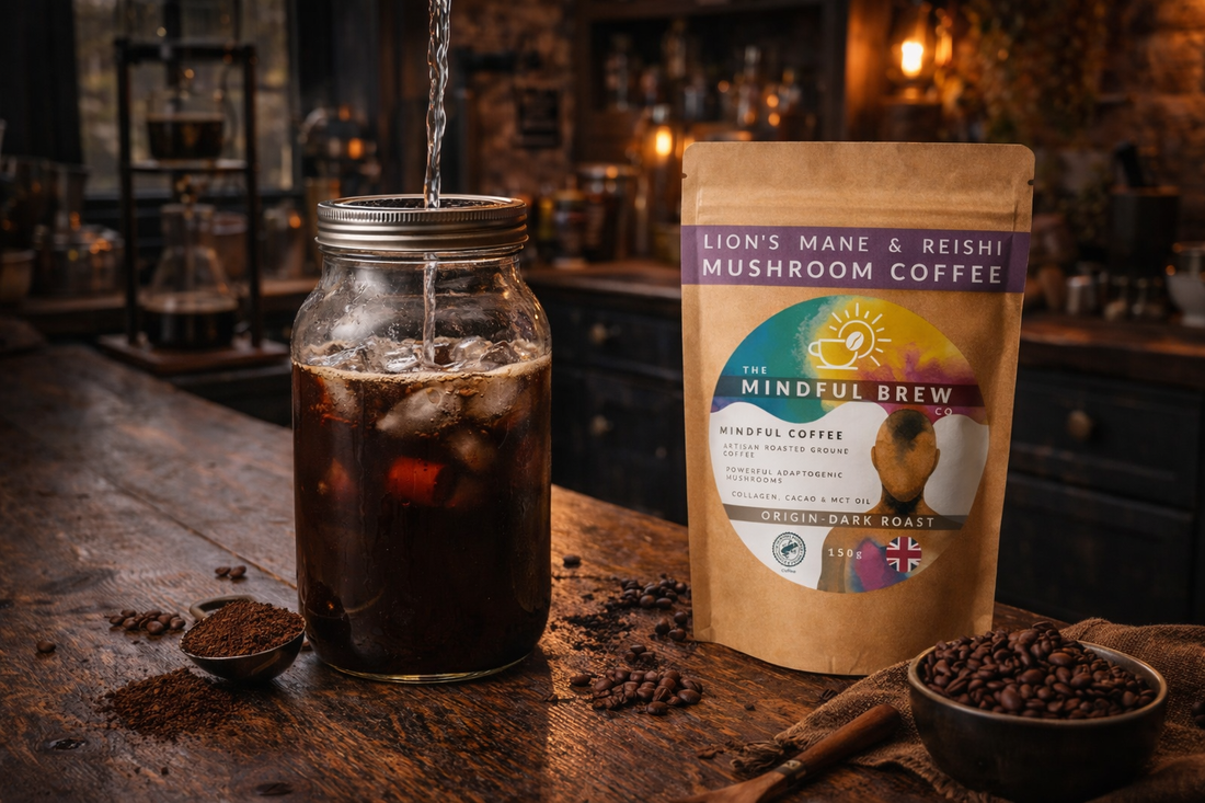 Cold Brew Mushroom Coffee.