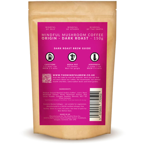 Mindful Mushroom Coffee - Origin - Dark Roast