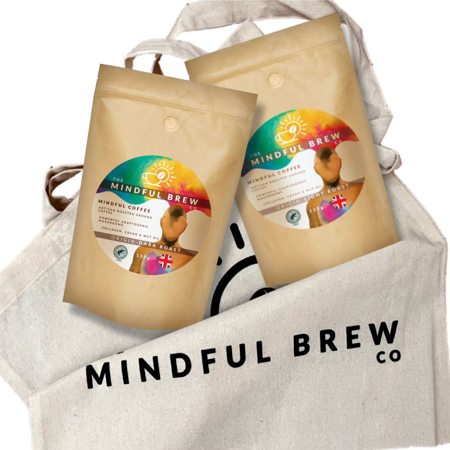Mindful Mushroom Coffee - Promo Pack - Free Tote Bag