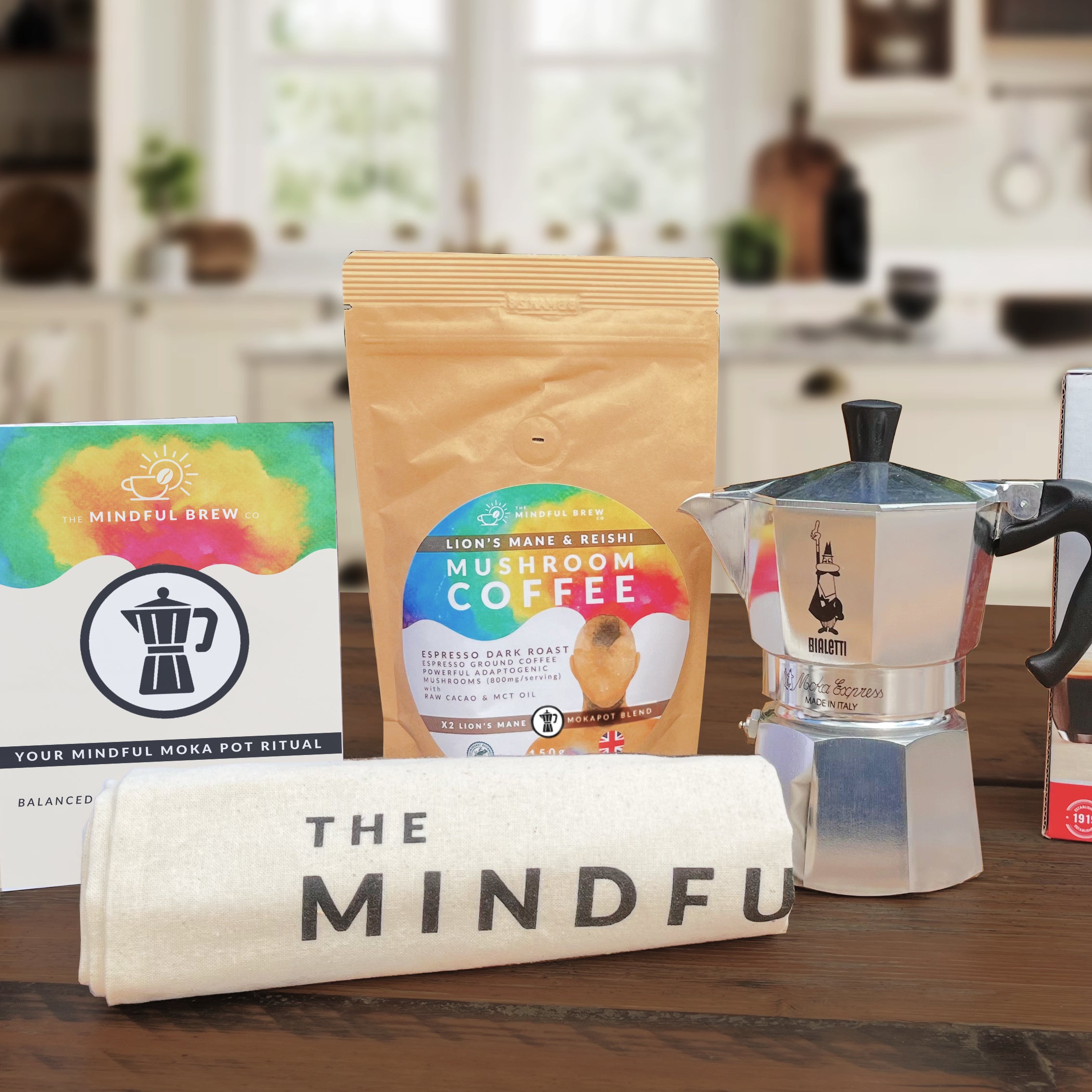 The Mindful Moka Set – Bialetti & Mushroom Coffee Bundle